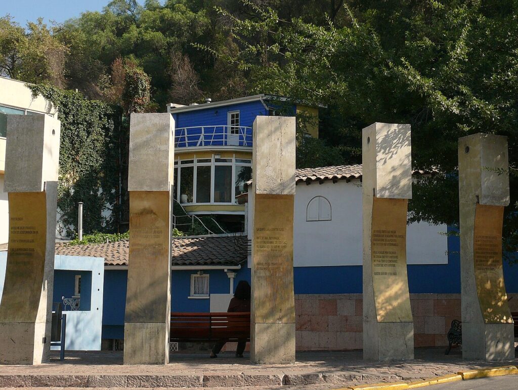 La Chascona, Pablo Neruda's house museum in Santiago, Chile