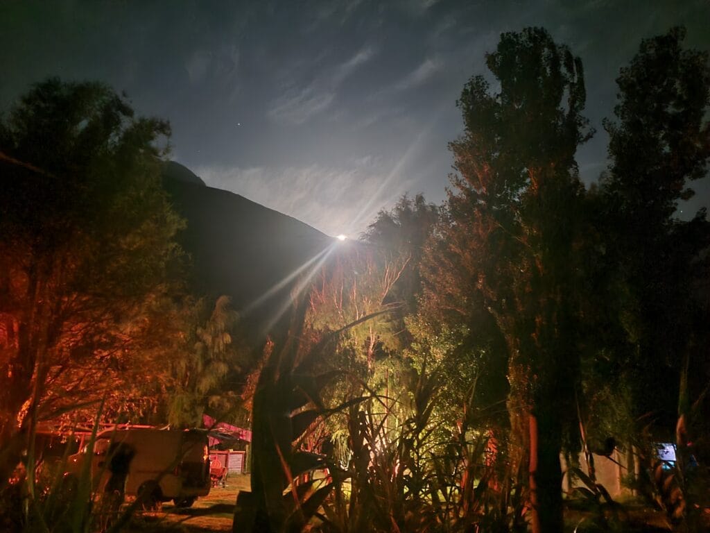 A moonlit night in Elqui Valley, Chiile