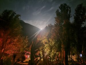 A moonlit night in Elqui Valley, Chiile