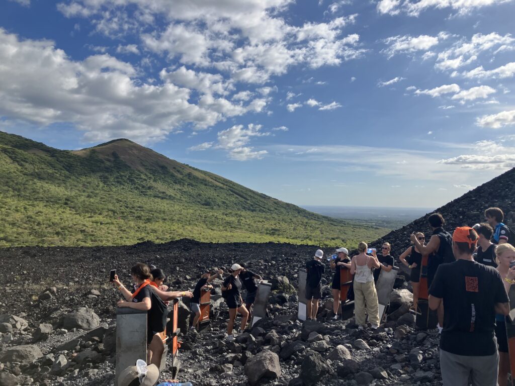 Hiking Cerro Negro in Nicaragua
