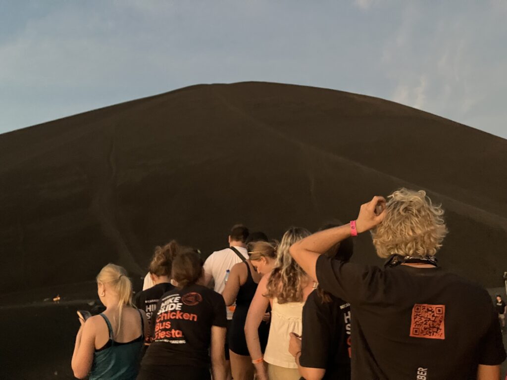 Cerro Negro Volcano during sunset in Nicaragua
