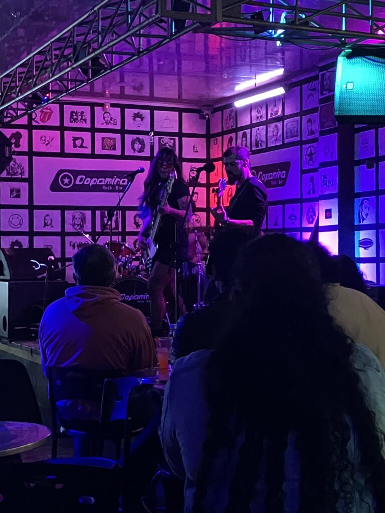 A punk rock bar in Bogotá, Colombia