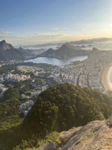 A view of Rio de Janeiro from the summit of Morro dos Irmãos