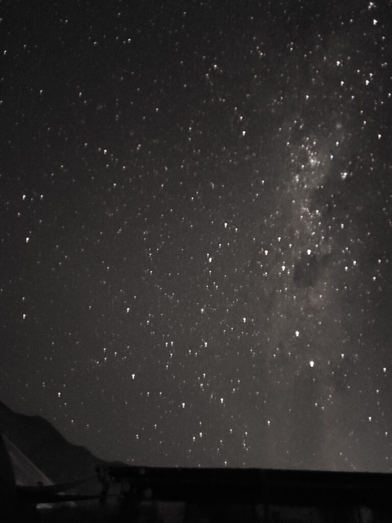 A plethora of bright stars during a clear dark night in Elqui Valley, Brazil