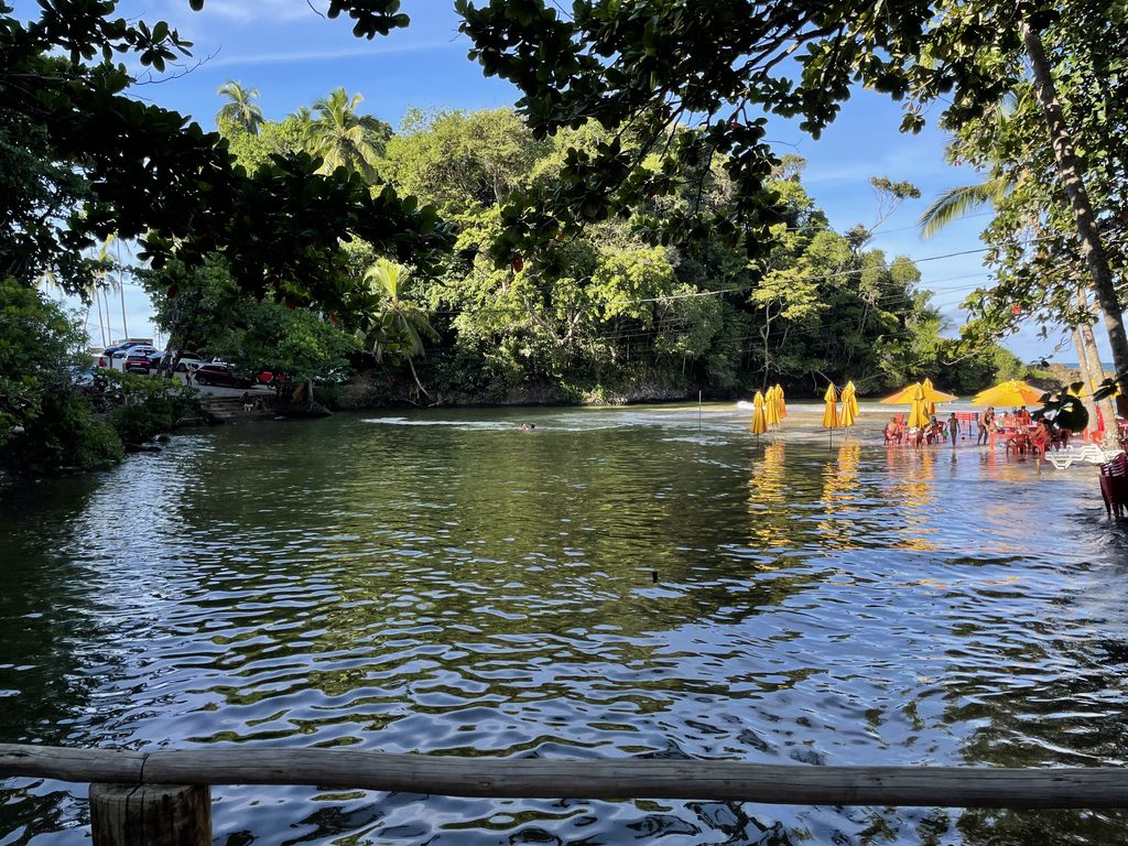 A natural pool at Praia do Resende in Itacaré, Brazil