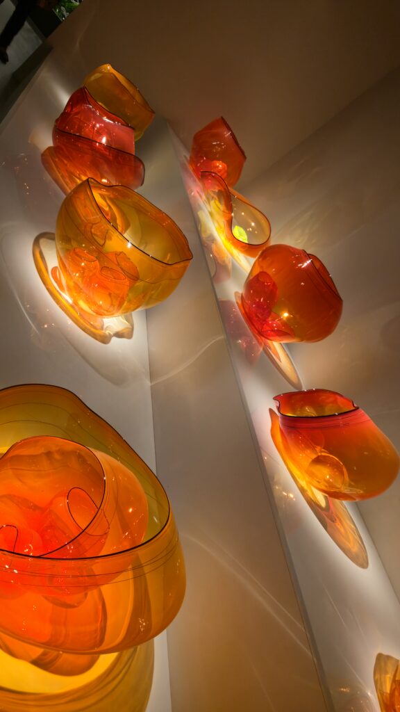 CHIHULY at Meijer Gardens glass art pieces