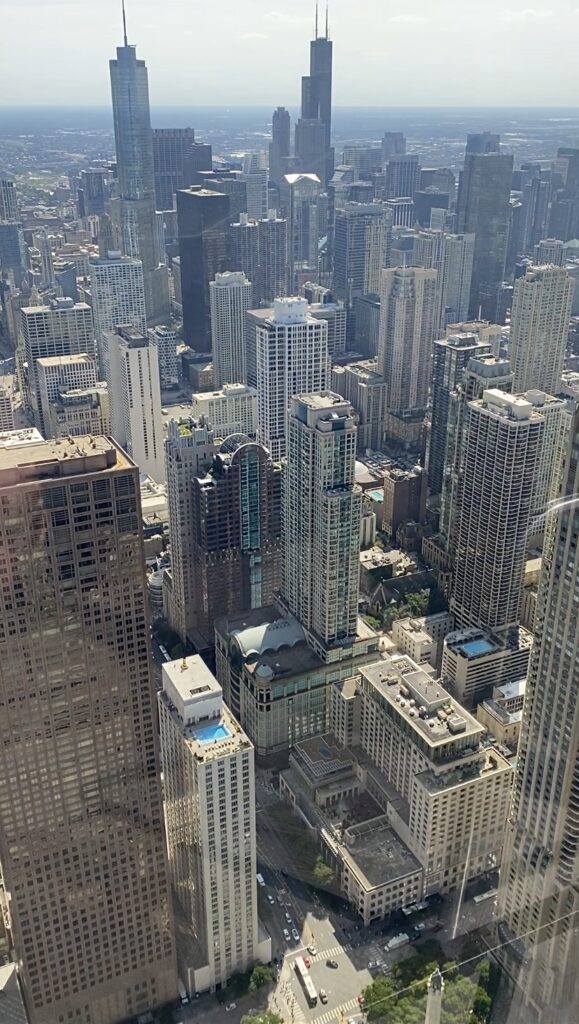 The Chicago skyline