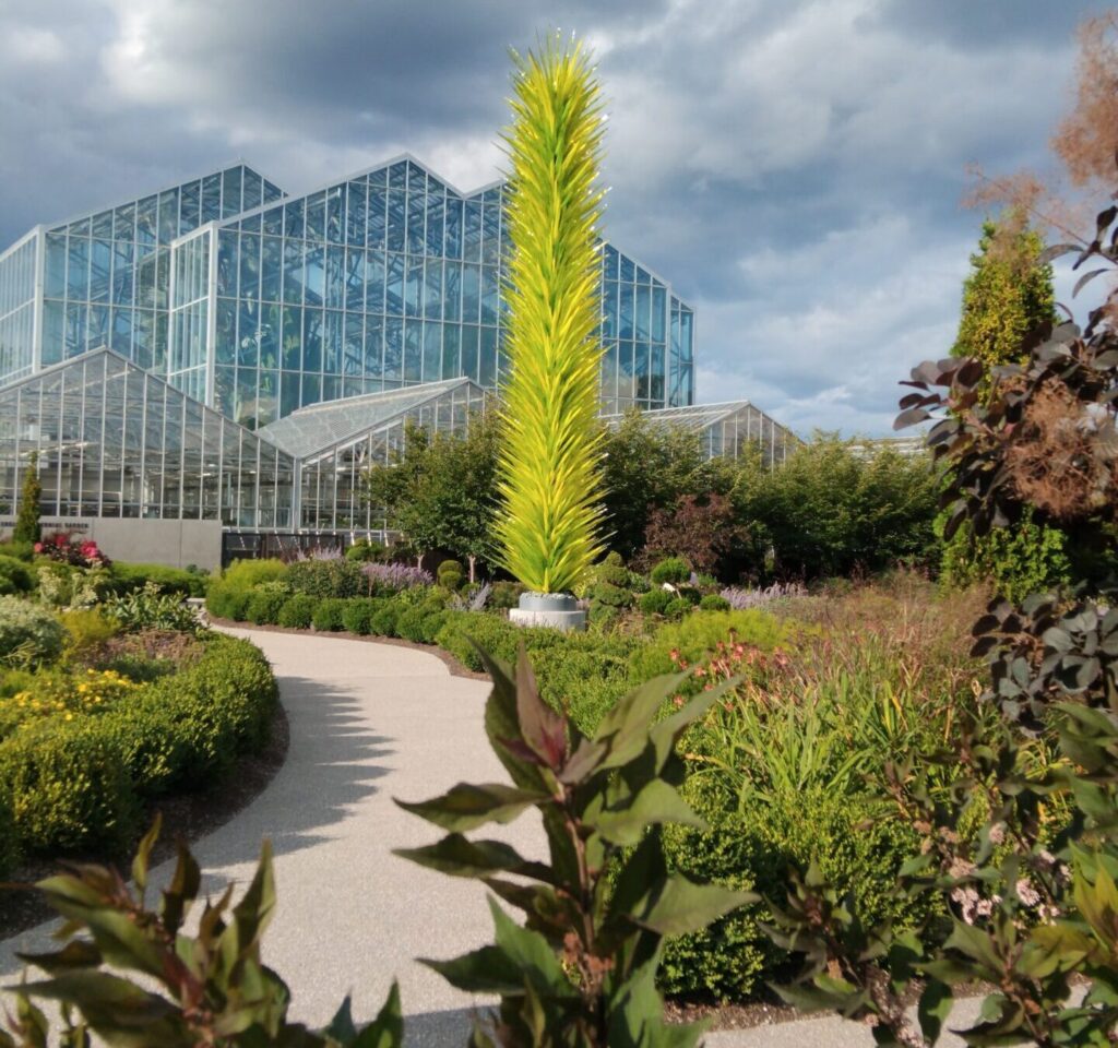 The exterior of Frederik Meijer Gardens & Sculpture Park